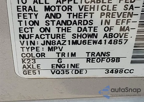 2014 Nissan Murano Sl from USA, damaged, VIN JN8AZ1MU6EW414857